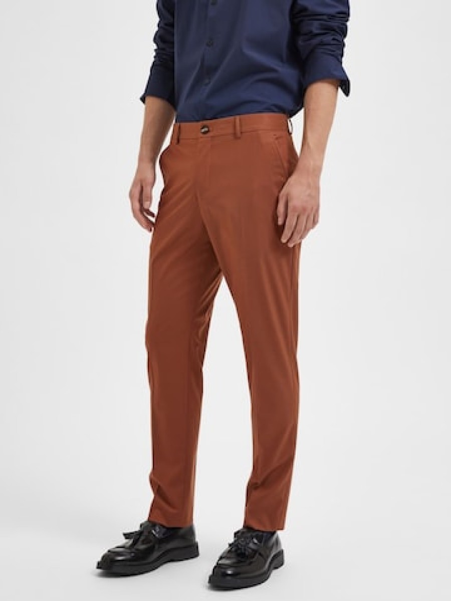 Hombres SELECCIONADO Tallas Grandes | Pantalon Slim Fit Plisado 'Logan'