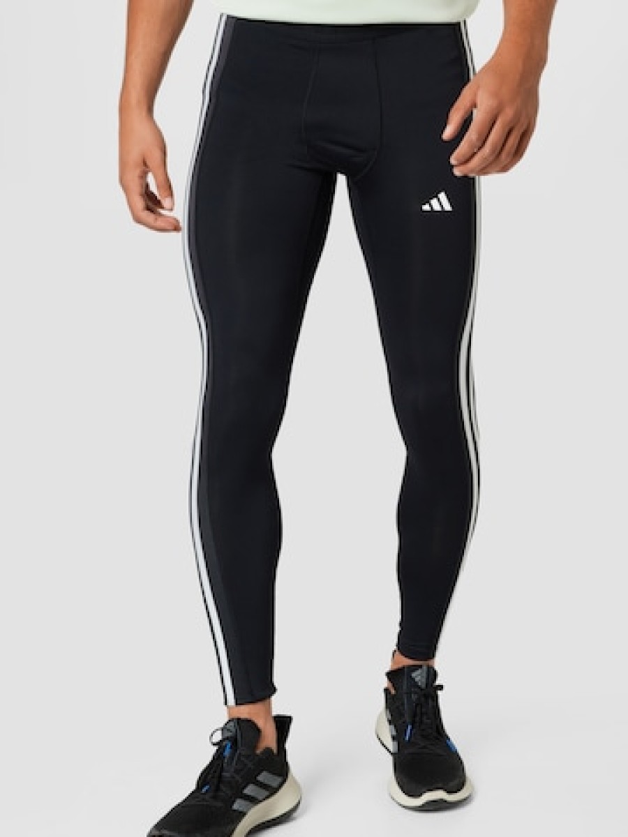 Hombres Chandal Pantalones Deportivos | Pantalones De Entrenamiento Ajustados 'Techfit 3-Stripes Long'