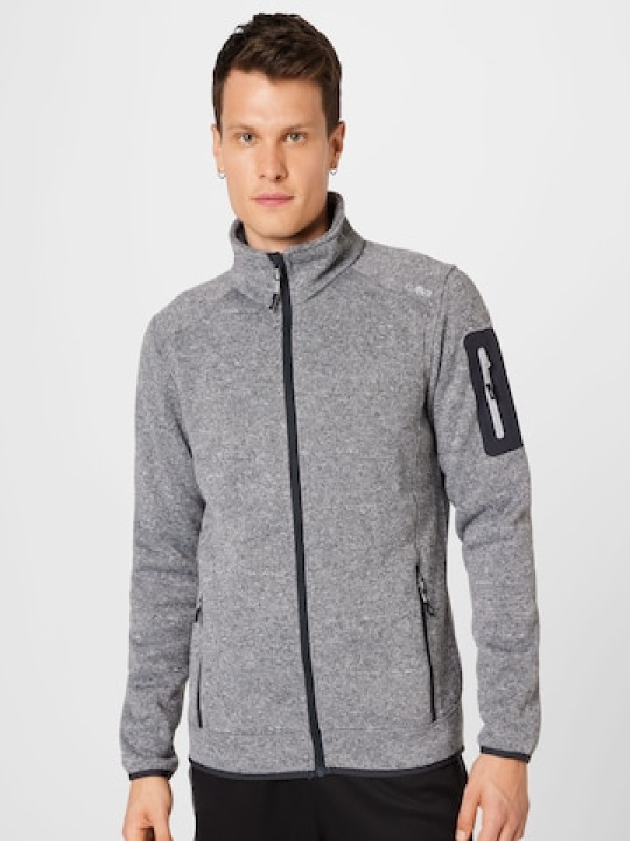 Hombres Lana Chaquetas Deportivas | Chaqueta Polar Deportiva De Corte Regular