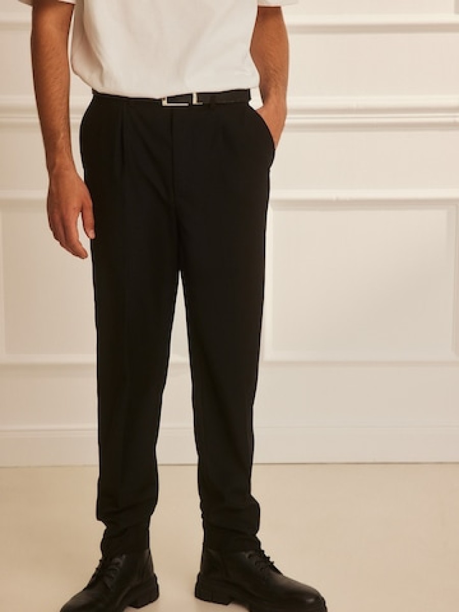 Hombres guido Trajes Y Chaquetas | Pantalon Regular Plisado 'Luke'