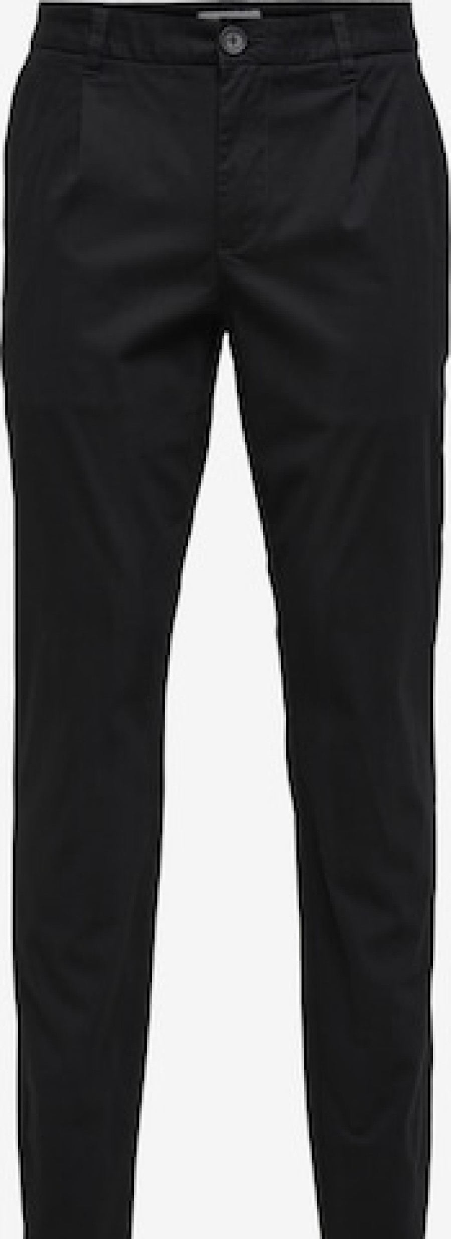 Hombres Solo Pantalones | Pantalon Slim Fit Con Pliegues En El Frente 'Cam'