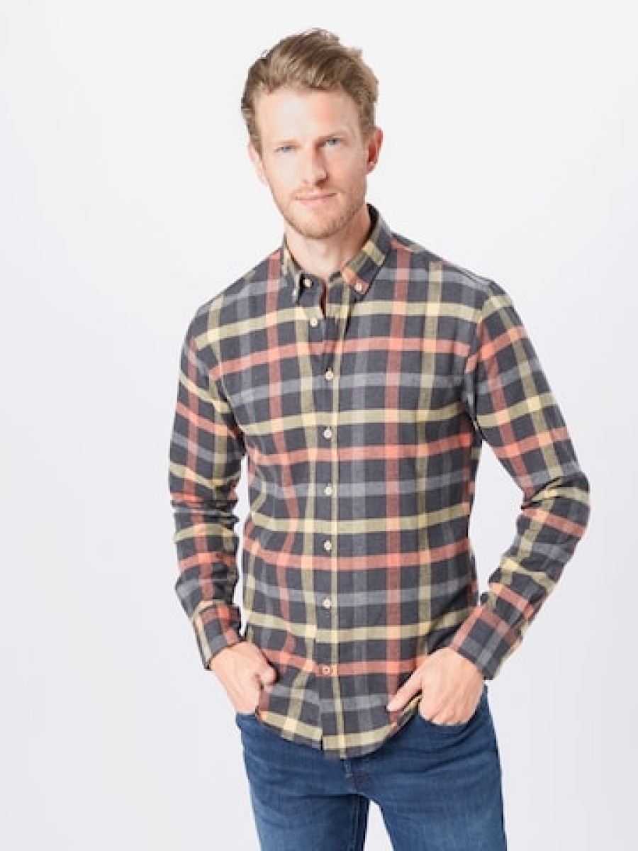 Hombres Kronstadt Camisas Con Botones | Camisa Slim Fit Con Botones 'Dean'