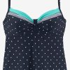 Mujer LASCANA Trajes De Bano | Camiseta Tankini Top 'Monroe'